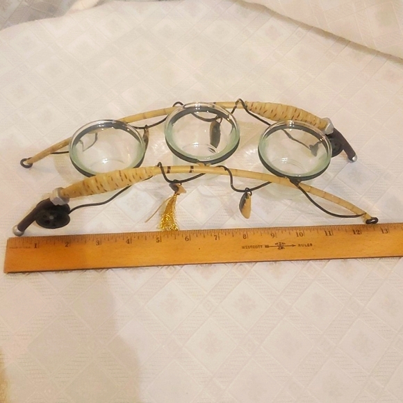 Fishing Pole Candle Holder with 3 Votive or Tea Light Glass Cups - Picture 2 of 6